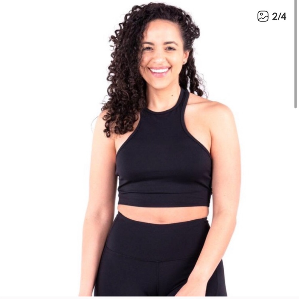 Levavi Amelia Crop Top Onyx